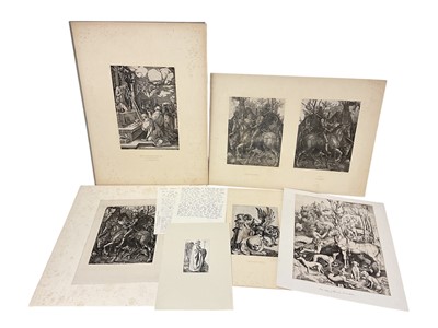 Lot 956 - Group of engravings after Durer, including The Vision of St Gregory