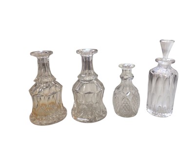 Lot 5214 - Group of cut glass decanters