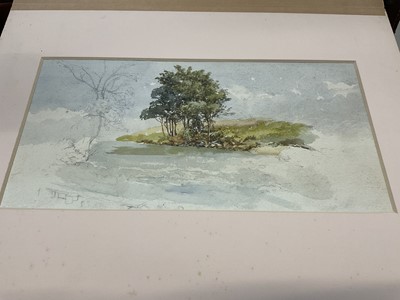 Lot 1189 - Attributed to Miles Birkett Foster watercolour sketch