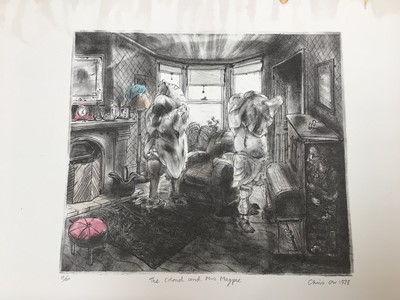 Lot 5122 - Chris Orr (b.1943) portfolio of 12 limited edition lithographs from the series 'Arthur', signed in pencil