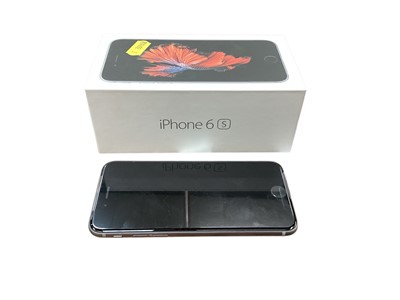 Lot 90 - Apple iPhone 6s, boxed with original plastic wrapping to back