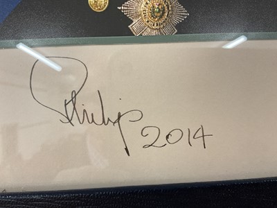 Lot 28 - H.M. Queen Elizabeth II and H.R.H. The Duke of Edinburgh, fine large pair 2014 signed presentation portrait photographs