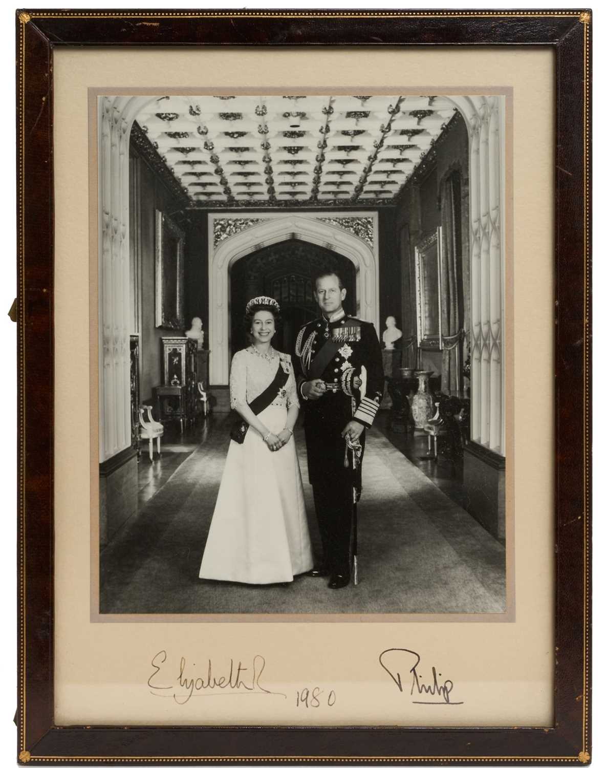 Lot 29 - H.M. Queen Elizabeth II and H.R.H. The Duke of Edinburgh, signed 1980 presentation photograph