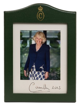 Lot 30 - H.R.H. The Duchess of Cornwall (now H.M. Queen Camilla) signed 2013 presentation photograph