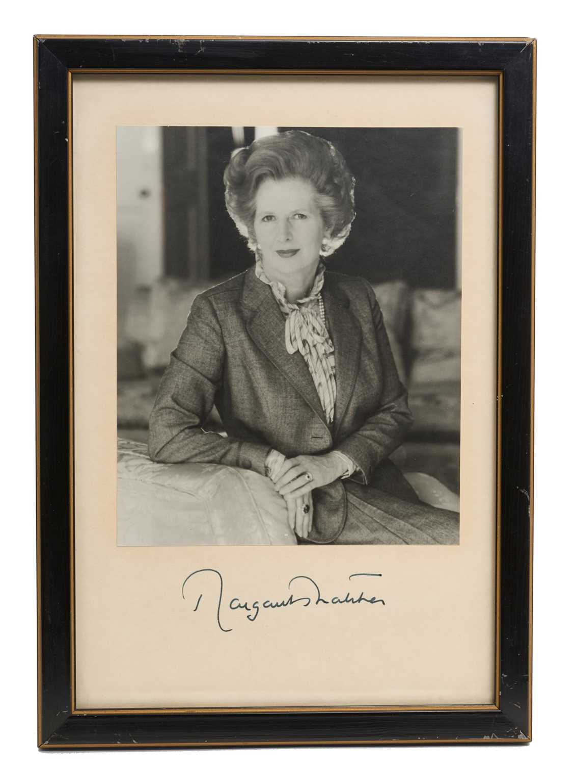 Lot 34 - The Rt. Hon. Baroness Margaret Thatcher, signed presentation portrait photograph