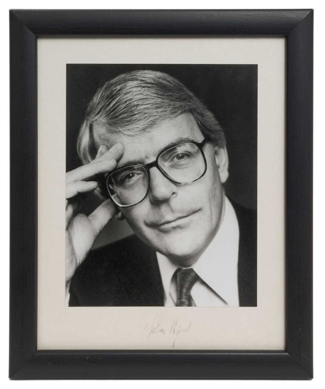 Lot 35 - The Rt. Hon. Sir John Major, signed presentation portrait photograph