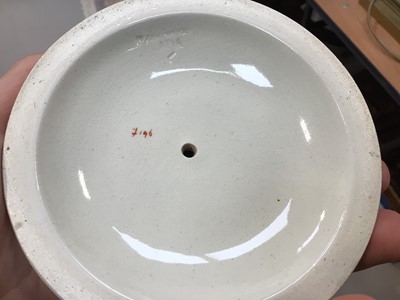 Lot 5006 - Pair of 19th century Wedgwood Aesthetic style pierced candlesticks, together with other china, including Cauldon porcelain made for Tiffany, Brambly Hedge figures, Hummel figures, etc