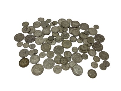 Lot 412 - World - Mixed coinage to include G.B. pre 1947 silver (N.B. Estimated face value £6.05) & others (Qty)