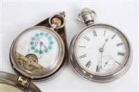 Lot 3437 - Waltham pocket Watches, together with Silverer...