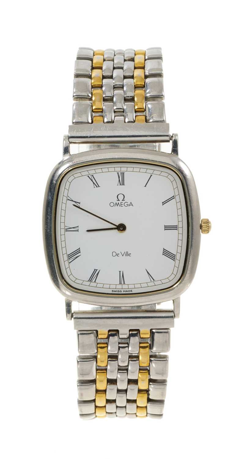 Lot 765 - Omega De Ville stainless steel wristwatch