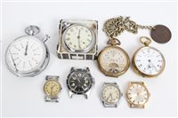 Lot 3438 - Group of pocket Watcheses and wristWatcheses -...