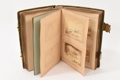 Lot 893 - Mid Victorian Grand Tour photograph and albumen print album