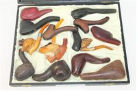 Lot 4253 - 19th century Carsved meerschaum cheroot holder...