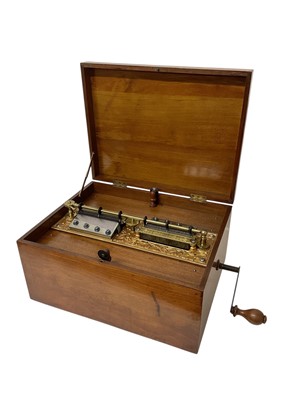 Lot 930 - Monopol disc music box with a collection of discs
