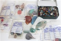 Lot 3469 - Collection of loose precious and semi-precious...