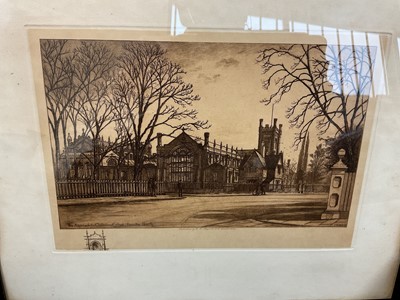 Lot 5125 - Collection of prints, including cock fighting, boxing, Ed Burrow engravings, etc