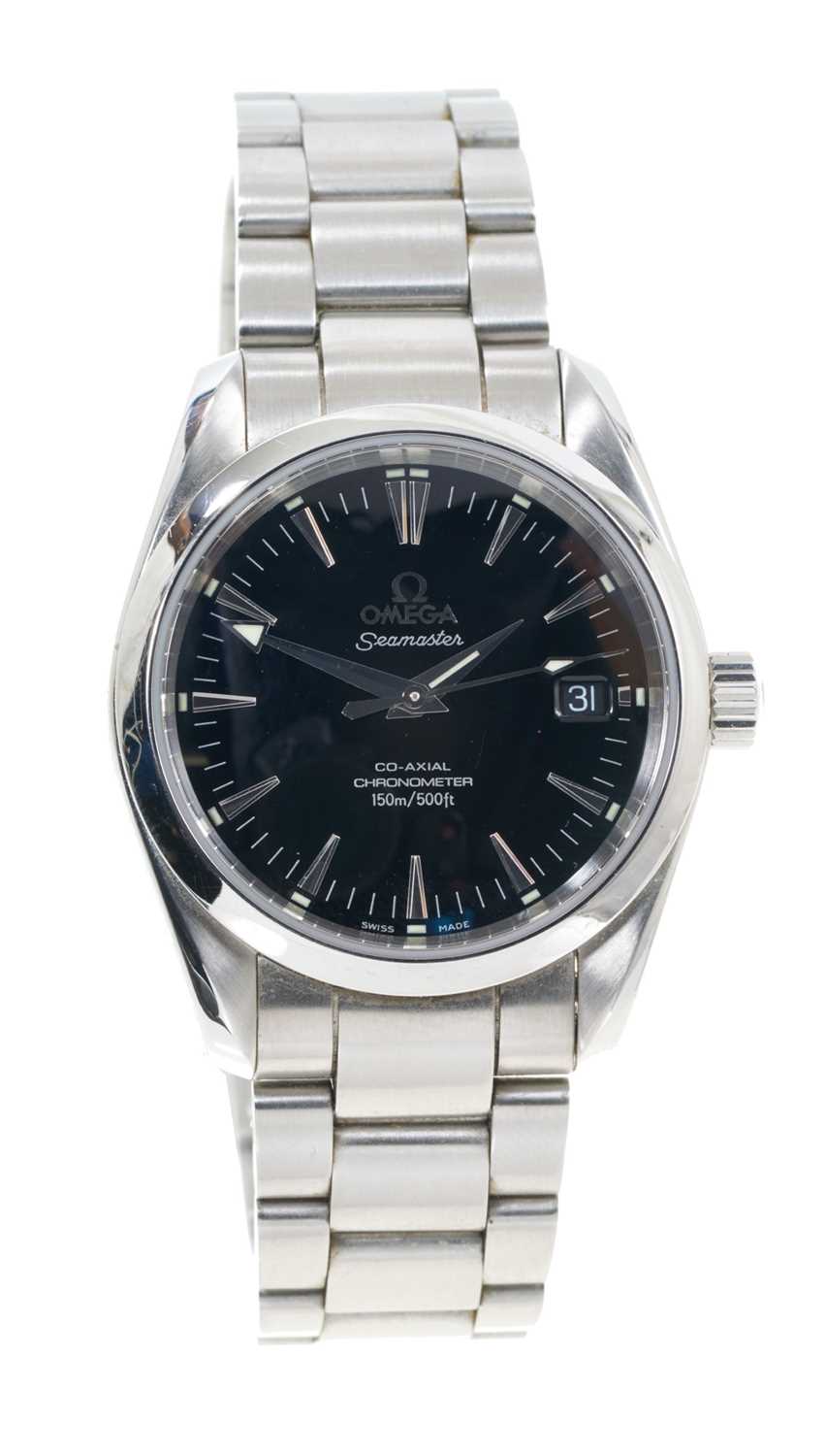 Lot 760 - Gentlemen's Omega Seamaster Aqua Terra Co-Axial Chronometer stainless steel automatic wristwatch