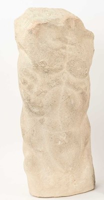 Lot 836 - *Francis Plummer (1930-2019) carved stone sculpture - Male Torso