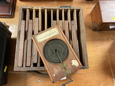 Lot 2920 - A collection of eight Victorian magic lantern slides to include an astronomical orrery mechanical magic lantern slide, labelled 'No. 1 The Solar System Shewing the Revolution of all the Planets...