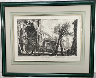 Lot 81 - After Giovanni Battista Piranesi (1720-1788) engraving