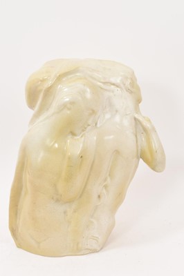 Lot 873 - Wilfred Norton (1880-1973) an art deco ceramic sculpture of two figures