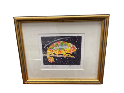 Lot 1103 - John Norris Wood (1930-2015) mixed media print