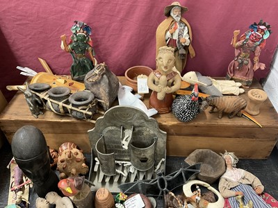 Lot 135 - Ethnographic works of art, tribal pieces etc. Provenance: Estate of John Burton (1944-2022), renowned conservationist and ecologist, founder of the World Wide Land Cons...