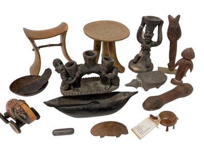 Lot 875 - Collection of tribal artefacts