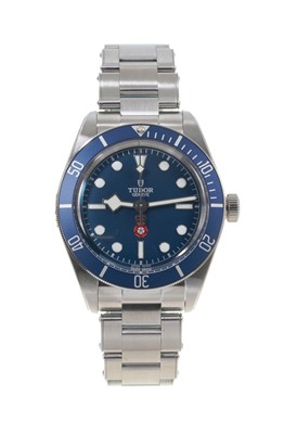 Lot 755 - Rare Tudor Black Bay 58 limited edition Platinum Jubilee Royalty And Specialist Protection Automatic wristwatch