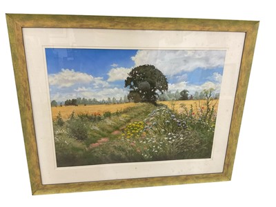 Lot 1127 - Brian Argent Smith (1937-2025) Country track, 50 x 69cm, glazed frame