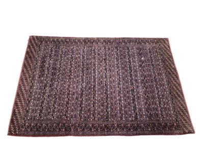 Lot 5302 - Vintage Afghan rug measuring approximately 86cm X 28cm