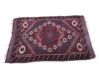 Lot 5305 - Antique Bergama Seccane rug measuring approximately 147cm X 98cm