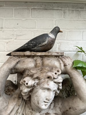 Lot 1889 - Assorted works of art including a decoy pigeon