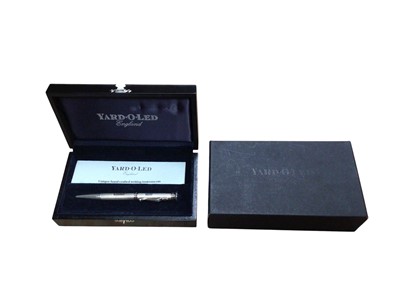 Lot 2917 - Silver Yard-O-Led pencil in silver engine turned case, boxed