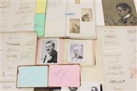 Lot 2421 - Automobiliagraphs in albums, pages, letter,...