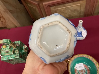 Lot 59 - Pair of Japanese Hirado bottle shaped vases