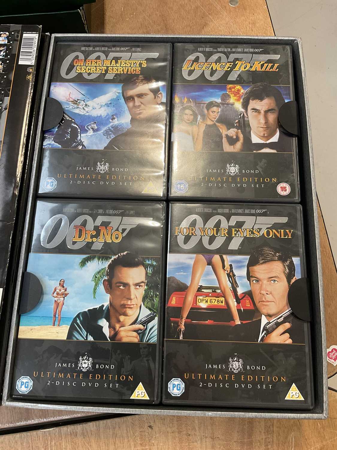 Lot 5030 - James Bond Ultimate Edition 40 disk DVD set