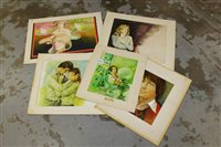 Lot 2428 - 1970s women's magazine illustrations, by Mike...