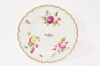 Lot 227 - Chelsea Derby plate, circa 1770 ex James Giles Exhibition
