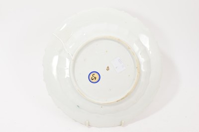 Lot 51 - Chelsea plate, painted with birds and flowers, circa 1760