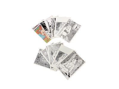 Lot 288 - Collection of approximately 42 erotic postcards