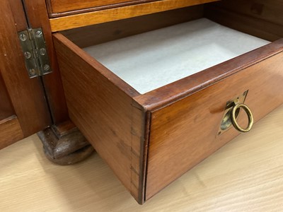 Lot 1243 - Victorian mahogany collector's cabinet