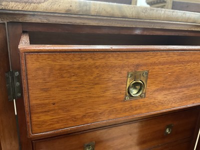 Lot 1243 - Victorian mahogany collector's cabinet