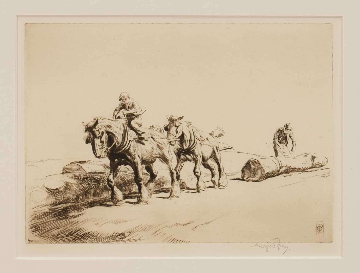 Lot 1124 - George Soper (1870-1942) signed etching