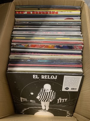 Lot 233 - Collection of approximately 70 LP records, 12" singles, to include Rock, Pop etc