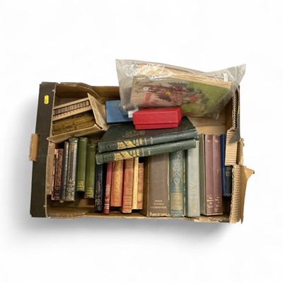 Lot 449 - Collection of antique and vintage books to include a 1930s children's' Wonder Pie' pop-up book, Edwardian silver mounted prayer book, and various antique books