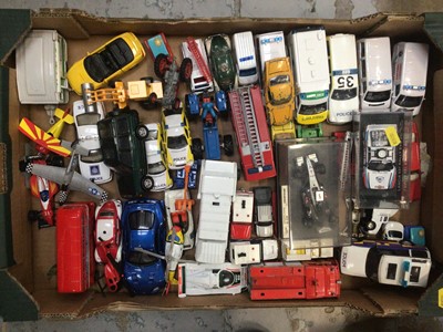 Lot 735 - Quantity of toy cars to include Dinky and others