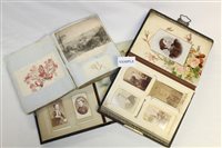 Lot 2450 - Victorian family photograph in albums -...