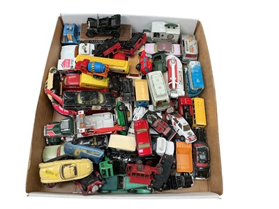 Lot 496 - Group of model cars and vehicles including a Corgi Gyrocopter.