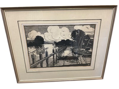 Lot 1174 - Cor Vissor (1903-1982) print